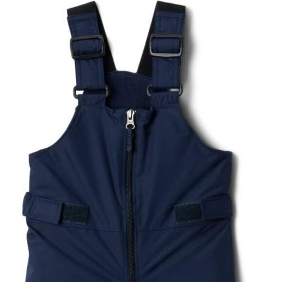 Columbia Kids Navy Blue Snowslope II Snow Bib Overalls Pants Girls XS 5 6 7 - Picture 3 of 7